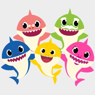 Baby Shark Family Png Cliparts Cartoons Jing Fm